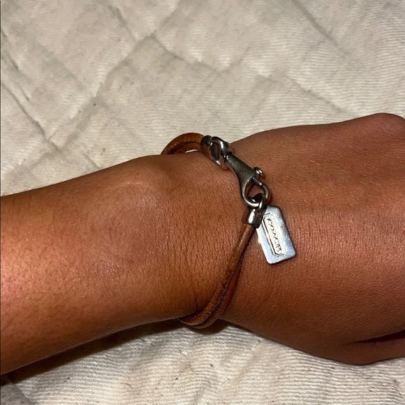 Coach Brown Leather Bracelet - Picture 2 of 2